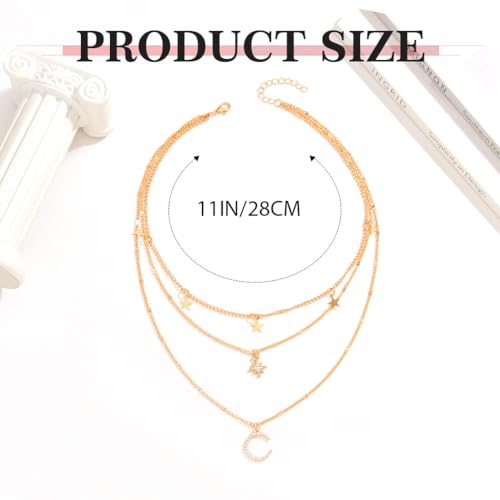 Asooll Boho Necklaces Gold Sun Moon Star Necklace Vintage Jewelry for Women4