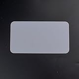 PVC Plastic Blank Block For Wide Range Humbucker Adapter Ring,White