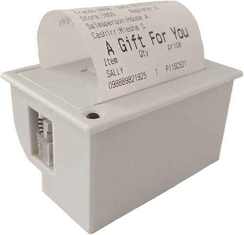 Miniatura 1 de Maikrt Embedded Thermal Printer 1224V Micro Thermal Receipt Printer Serial Port Microcontroller Secondary Development MCU Printing Module TTL/RS232,