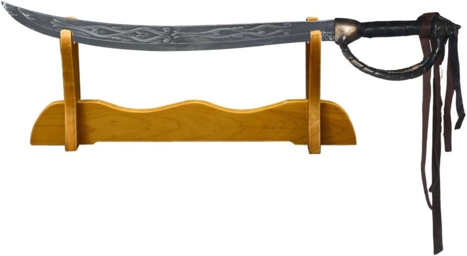 Gray Plastic Pirate Cutlass Sword (17") 1 Pc. - Authentic Look & Durable Design: Ideal for Parties, Plays & Costume Accessory - Image 3