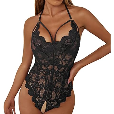 Blingko Sex Dessous für Die Frau, Bikini Lingerie Negligee Transparentes Lingerie Sexy Kostüm Geschenke Zum Muttertag Cosplay NachtwäSche Sexy Unterwäsche für Damen für Sex Cover
