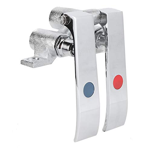 Zhangpu Válvula de grifo de latón con rosca G1/2 para bar, hotel, restaurante, cantina (válvula de rodilla de doble temperatura)