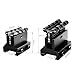 EFANGSHIJIE Picatinny Rail Riser Mount Adaptor Cantilever Design Red Dot Riser Mounts, Optic Riser Mounts for Scope Ring & Optics Sights (3 Slots/Rise and Fall)
