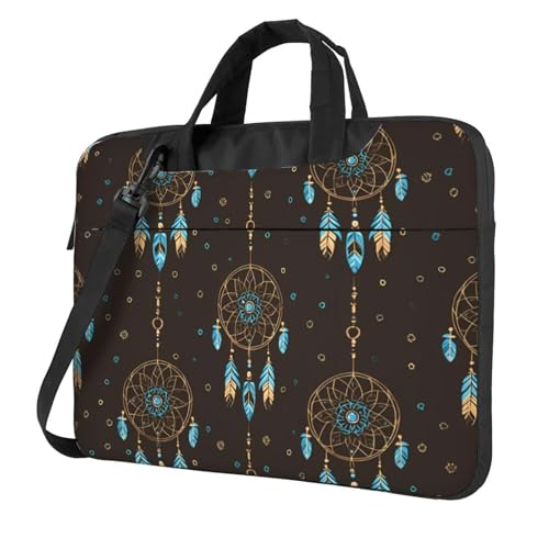 Maletín para laptop impermeable 15.6 pulgadas marrón miniatura 1