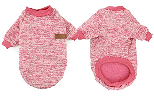 Idepet Katzenpullover Aus Baumwolle – Leopardenmuster, Für Haarlose Katzen, Sphynx, Weich & Warm (Rosa, Größe S)