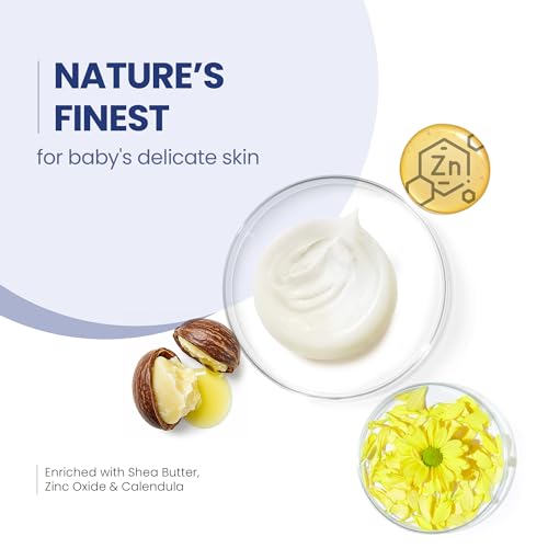 Image of Mother Sparsh Natural Care Baby Diaper Rash Cream-50g | Diaper Rash Cream for Babies with Chamomile, Shea Butter & Zinc Oxide | Protects & Soothes Newborn Sensitive Skin