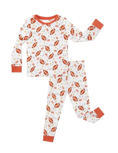 Bamboo-derived Viscose Toddler Boys' Sleepwear Long Sleeve 2 Pieces Boys' Pajama Sets