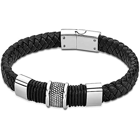 Lotus Style Leather and steel bracelet Cover