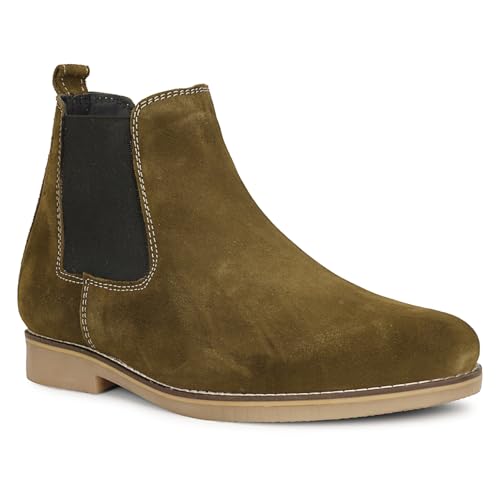 Image of Kraasa Men's Chelsea Boots for Men, Premium Vegan Leather, Fashion Ankle, Modern Casual, Smart Casual & Formal Footwear