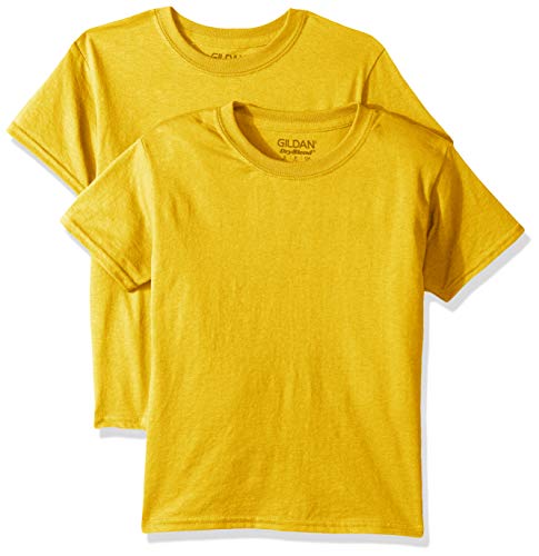 Gildan Kids DryBlend Youth T-Shirt, 2-Pack, Daisy, Small