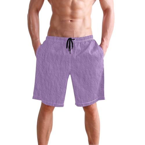 Short de bain violet double couche anti-irritation et séchage rapide - 2