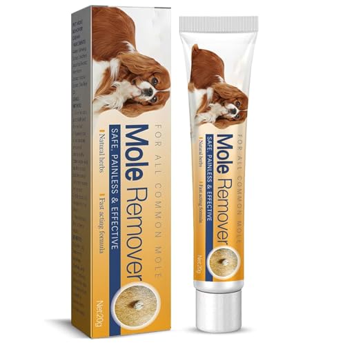 Rakiuty Crema para Verrugas de Mascotas para Perros y Gatos, Removedor de Marcas de Piel, Callos y Cuidado de la Piel, Crema Eliminadora de Verrugas