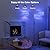 SIBRILLE 36W RGB Arc Floor Lamp with 3 White Fabric Shades, 3000LM Super Bright Standing Lamp with Remote Control & Touch, Stepless Dimming, Individual Light Control for Living Room, Bedroom