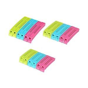 AXN Multipurpose Food Snack Plastic Bag Clip Sealer | Packet Sealer Clamps | Manual Vacuum Bag Sealer | Food Pouch Clip…