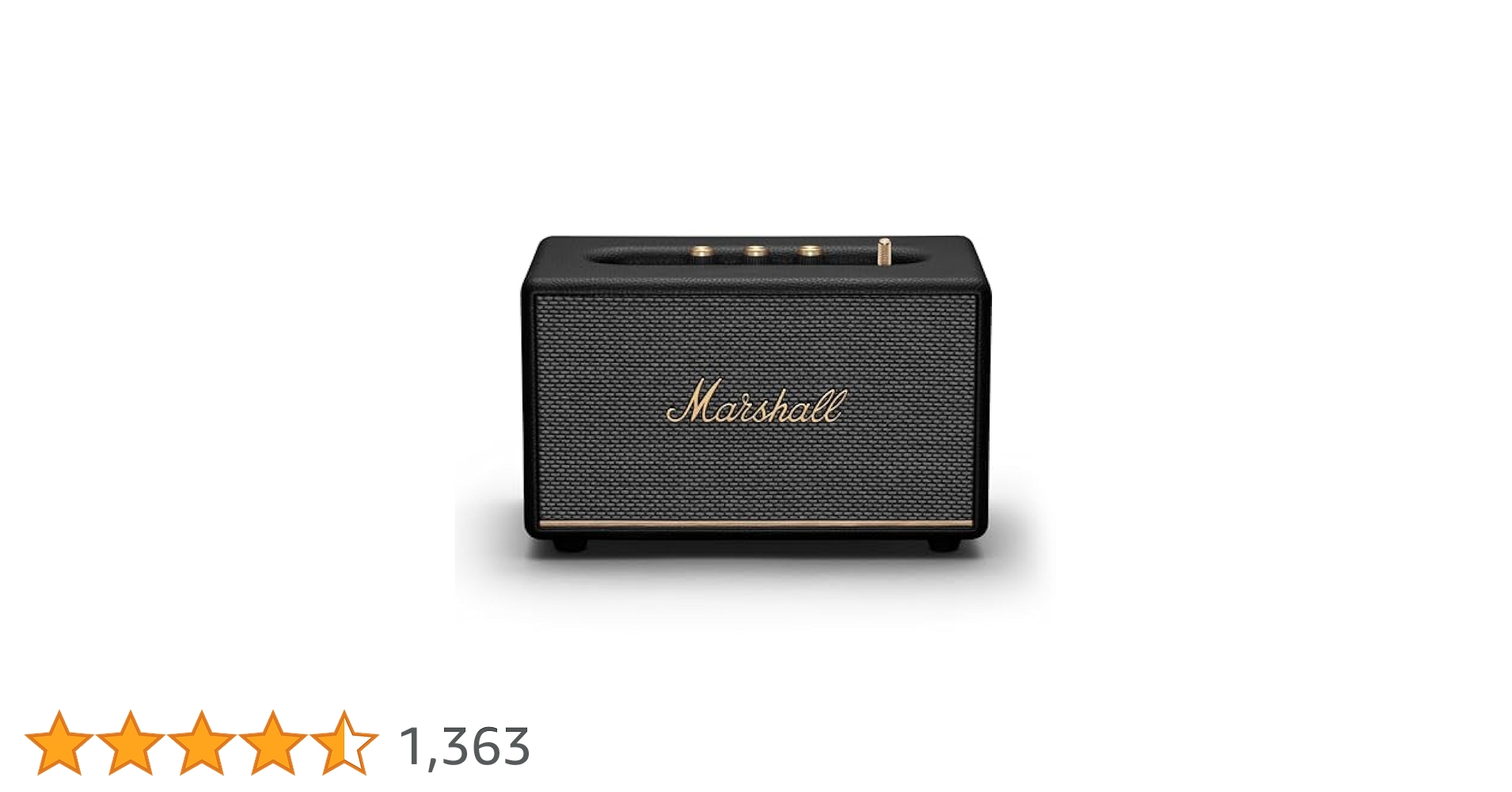 Marshall Acton III Bluetooth Home Speaker, Black : Amazon.ca