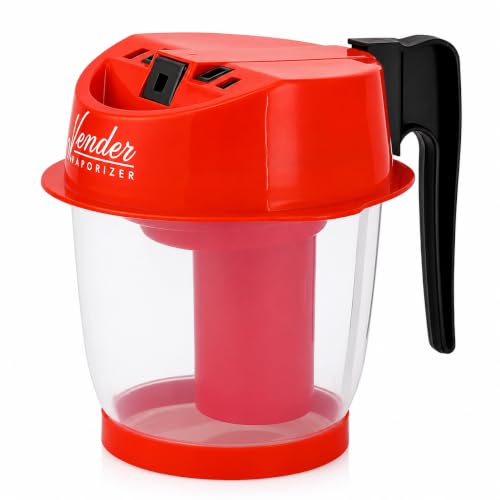 WONDER Steam Inhaler Professional Plastic Vaporizer Red