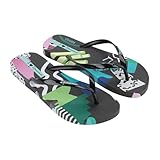 IPANEMA Graffiti IV Fem, Chanclas Mujer, Azul/Verde, 39 EU