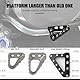 NICECNC Motorcycle Rear Brake Pedal Plate Tip Compatible with 690 Enduro R 2008-2023 690 SMC R 2019-2023 790 Adventure R 2019-2023 890 Adventure R 2021-2023 1050 Adventure R 2015-2016,See Fitment