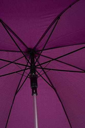 TAHARI Automatic Open Aluminum Shaft Rubberized Grip Handle Umbrella - Image 4
