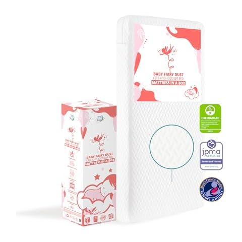 Dream On Me Baby Fairy 5” Foam Mattress Cover