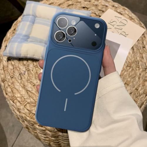 Image of Converter Case for iPhone 11 Pro Max | Premium Protective Mag-Safe Cover | iPhone 17 Pro / iPhone17 Pro Max Series Style Design | in-Built Camera Guard | Wireless Charging Compatible (Blue)