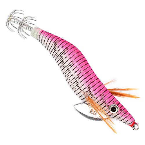 Cebos Artificiales 6 unids/Set 80 mm 11g de Pesca camarón Calamar Cebo Pesca señuelo Pesca Tackle cebos de Pesca Señuelos de Pesca
