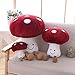 BYNYXI Oreiller Doudou Champignon, 26cm Peluche Champignon Peluche Jouets Kawaii Jouets pour Enfants Peluche Animal Peluche Champignon Oreiller Doux Jouets en Peluche pour Enfants Garçons Filles