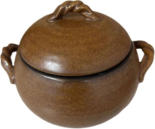 Xiraivke 木鍋 陶器土鍋 5 合容量炊飯器 耐熱ごはん鍋 家庭用炊飯最適