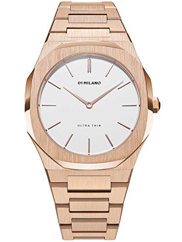 D1 Milano Ultra Thin Quartz White Dial Ladies Watch UTBL02