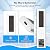 BN59-01391A Solar Voice Remote for Samsung Frame TV, Bluetooth Rechargeable with Solar Charging, Compatible with Samsung 2021-2023 Neo LED 4K Smart TVs, Ultra HD, 4 Shortcut Buttons - White