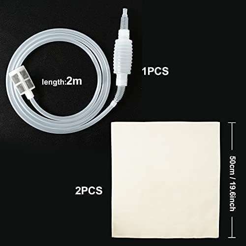 Brew Siphon and Flter Cloth Home Brew Beer Syphon Filter Set Wine Making Tool Kit Siphon Pump Siphon Pipe 2m Syphon Tube and Cheese Cloths