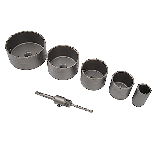 Kit de 6 brocas corona para concreto 40-125 mm miniatura 3