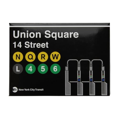Artisan Owl New York City MTA Transit Subway Magnet - Union Square Souvenir Gift for Travelers & Collectors