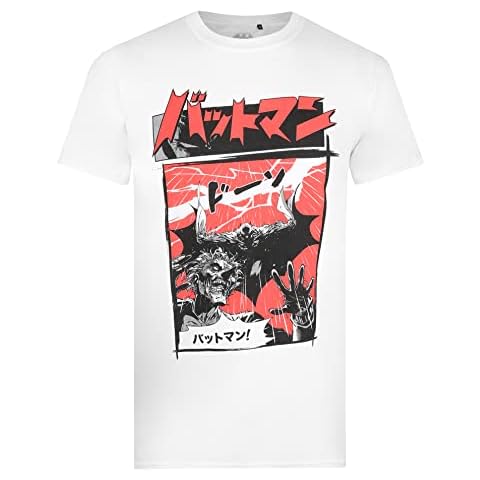 Cotton Soul Dc Comics - Japan Heroes - Mens T-Shirt - White - LRG Cover