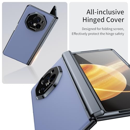 Étui pliable Honor Magic V3 coque protection écran film température tapis AG bleu - 5