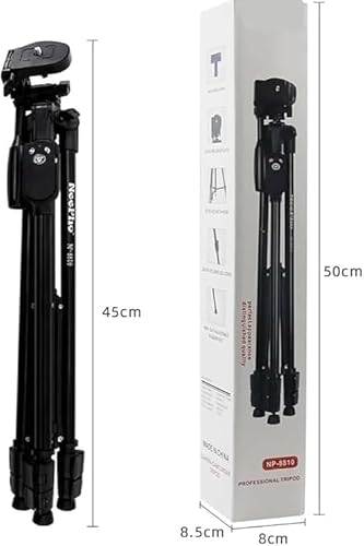 NP8810 Extendable 180 Degrees Tilt Handle Carbon Fiber Camera Tripod Phone Outdoor Live Selfie Camera Phone Floor, Stand for DSLR Camera - also gives you flexibility to comfortably create beautiful f