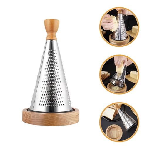 Rallador manual multipropósito con mango de madera miniatura 4