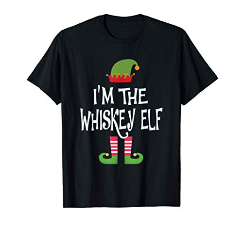 whiskey elf Christmas Matching Outfit Maglietta