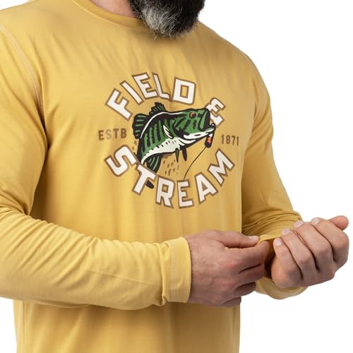Image of Field & Stream Men's Roll Cast Long Sleeve Performance Tee Shirt with Drirelease