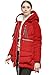 Orolay Women's Thickened Down Jacket Red Small