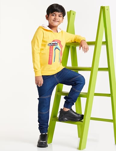 Image of Amazon Brand - Jam & Honey Boys Lightweight Sweatshirt