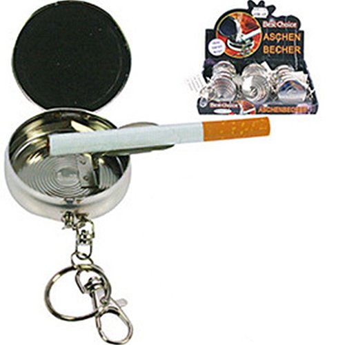 Preisvergleich Produktbild Aschenbecher für die Tasche als Schlüsselanhänger Reise Aschenbecher
