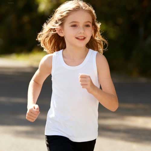 Soft Undershirt Tank Top Cotton Sleeveless Shirts for Girls Or Boys by Juephe - Used condition - Image 3