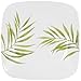 Corelle Bamboo Leaf Square Round 10-1/4-Inch Dinner Plate