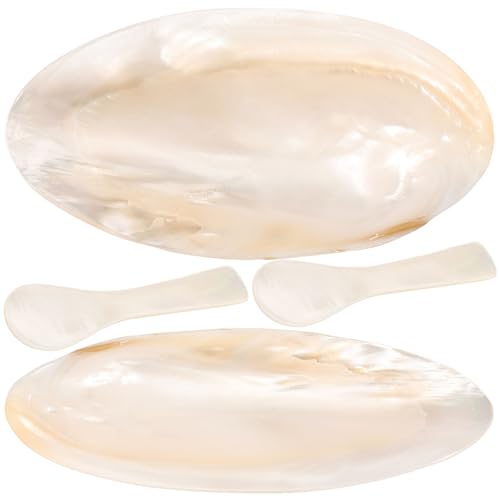 La mejor comparación de Cucharas de caviar comprados en linea. 47 UKQRRTC - Juego de 2 piezas de caviar, elegantes cucharas y platos, hermoso plato para servir para aperitivos, huevos de postre (juego de 2)