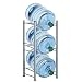 LIANTRAL 3-Tier Water Cooler Jug Rack, 5 Gallon Water Bottle Storage Rack Detachable Heavy Duty Water Bottle Cabby Rack(LT-DB051)