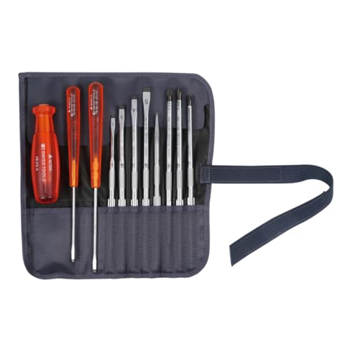 PB SWISS TOOLS Set di Giravite per installatori con robusta impugnatura multicraft, 11pz.
