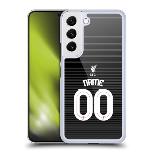 Coque Samsung S22 5G Liverpool FC noire personnalisable avec nom et numéro