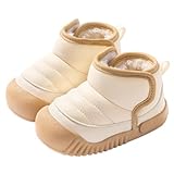 [HAYAHARU] 赤ちゃん スノーブーツ 暖かい ファーストシューズ ムートンブーツ ボア 子供靴 防寒ブーツ 足育 幅広 軽量 12~16.5cm 雪遊び靴 もこもこ 綿入れ 保温 新生児 幼児 出産祝い 誕生日 プレゼント お出かけ
