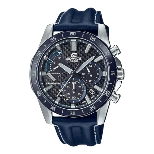 Image of Casio Edifice Solar Chronograph Analog Black Dial Men's Watch - EQS-930BL-2AVUDF (EX535)
